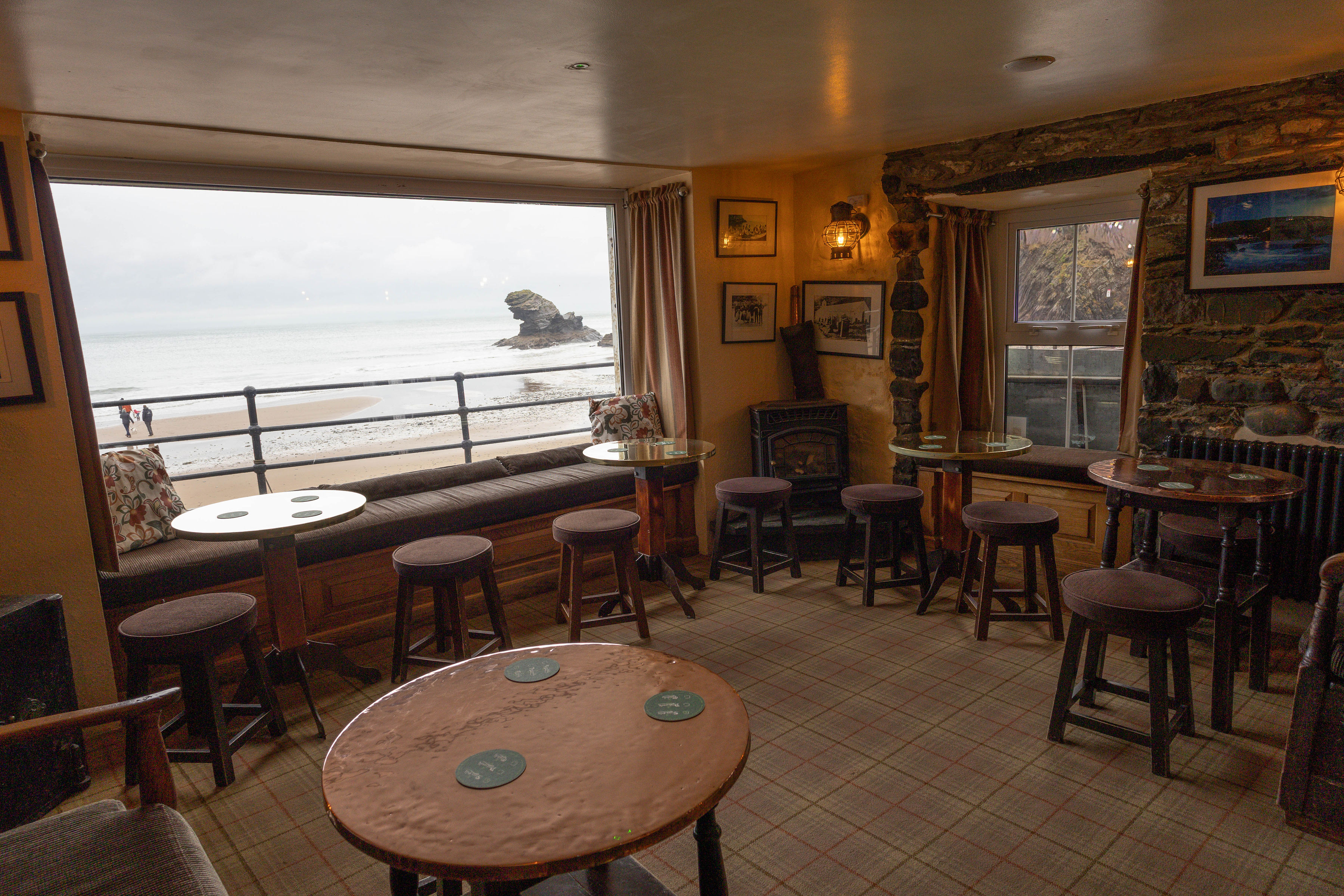 The Pentre Arms bar and pub spaces